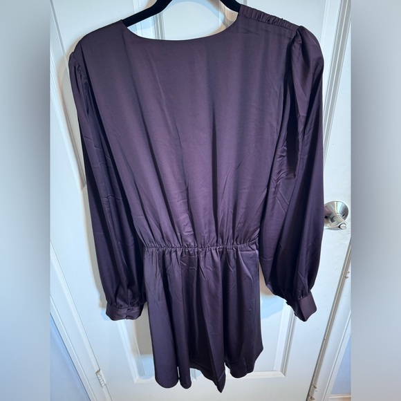 Express dress size Large color: Deep purple - Picture 3 of 4